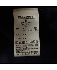 Pre-Owned Zadig & Voltaire Women's Velour Corduroy Eva Skinny Jeans