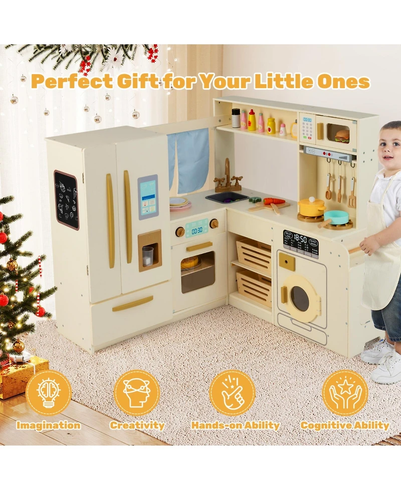 Hongge Inflatable Water Slide Park With Dual Slides Bounce House And Obstacle Course