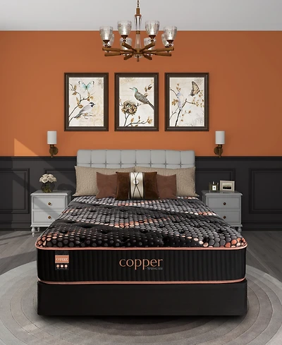Spring Air Copper Hybrid Quilted 13.5" Firm Tight Top Mattress, Full