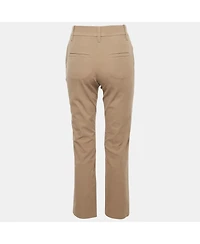 Pre-Owned Brunello Cucinelli Women's Monili Detail Cotton Trouser