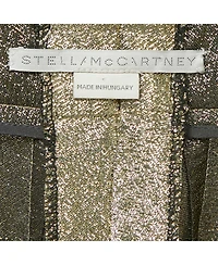 Pre-Owned Stella Mccartney Women's Metallic Lurex Jogger Trousers