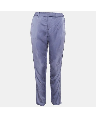 Pre-Owned Zadig & Voltaire Women's Floral Jacquard Trousers