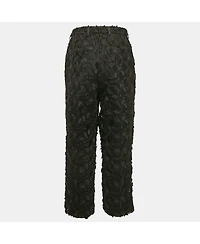 Pre-Owned Dolce & Gabbana Women's Applique Detail Mesh And Tulle Trousers