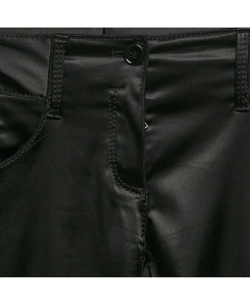 Pre-Owned Dolce & Gabbana Women's Satin Skinny Formal Trousers