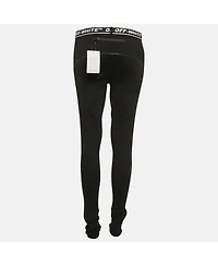 Pre-Owned Off-White Women's Logo Band Jersey Active Leggings