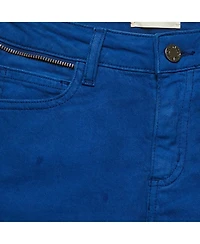 Pre-Owned Zadig & Voltaire Women's Blue Cotton Drill Skinny Eva Cher Jeans