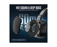 Philips Mono/Stereo Bluetooth Headset with Noise-Cancelling Microphone Crystal-Clear Hands-Free Calls