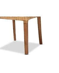 Furniture Arthur 2-Pc. Wood Mid-Century Dining Chair Set