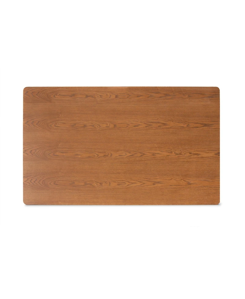 Baxton Studio Alvis 3-Pc. Wood Mid-Century Dining Nook Set