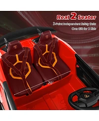 Hongge 24V Kids Ride On Lamborghini Car Two Seater Electric Vehicle With Remote Control