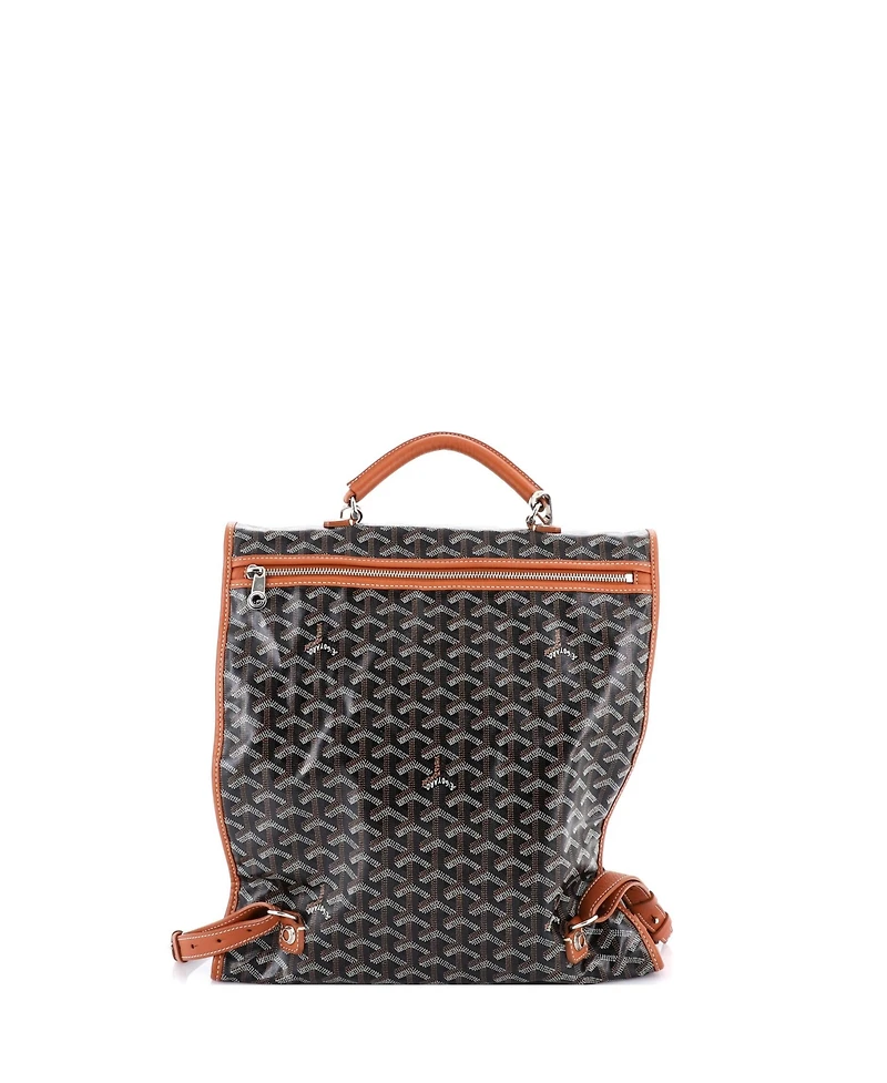 Pre-Owned Goyard Saint Leger Briefcase Backpack Coated Canvas