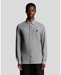 Lyle & Scott Men's Jacquard Stripe Long Sleeve Shirt