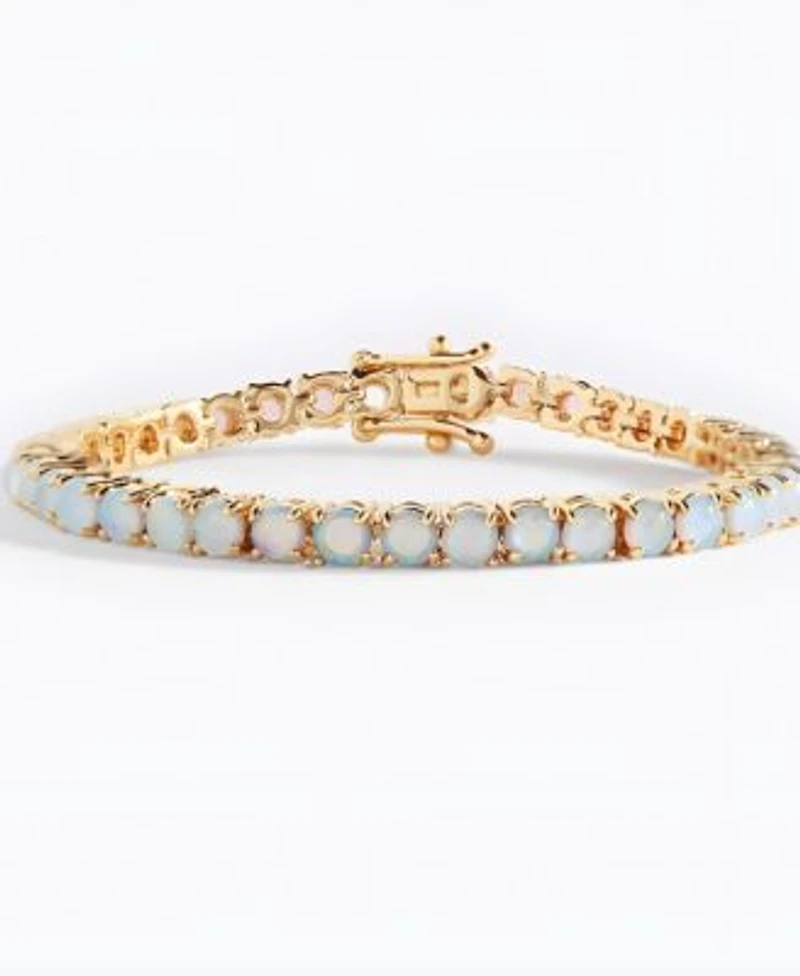 Mint Lily Blue Opal Tennis Bracelet