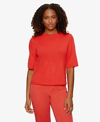 Sanctuary Women's Perfect Cotton Short-Sleeve Sweater