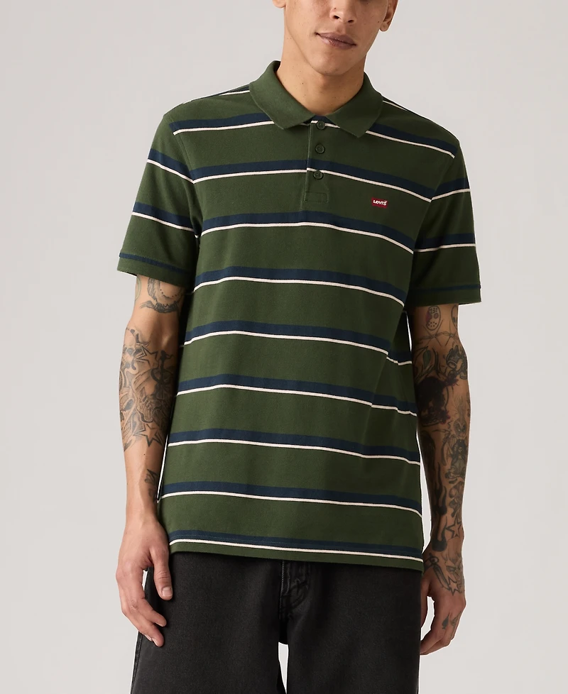 Levi's Men's House Mark Regular-Fit Short-Sleeve Polo Shirt