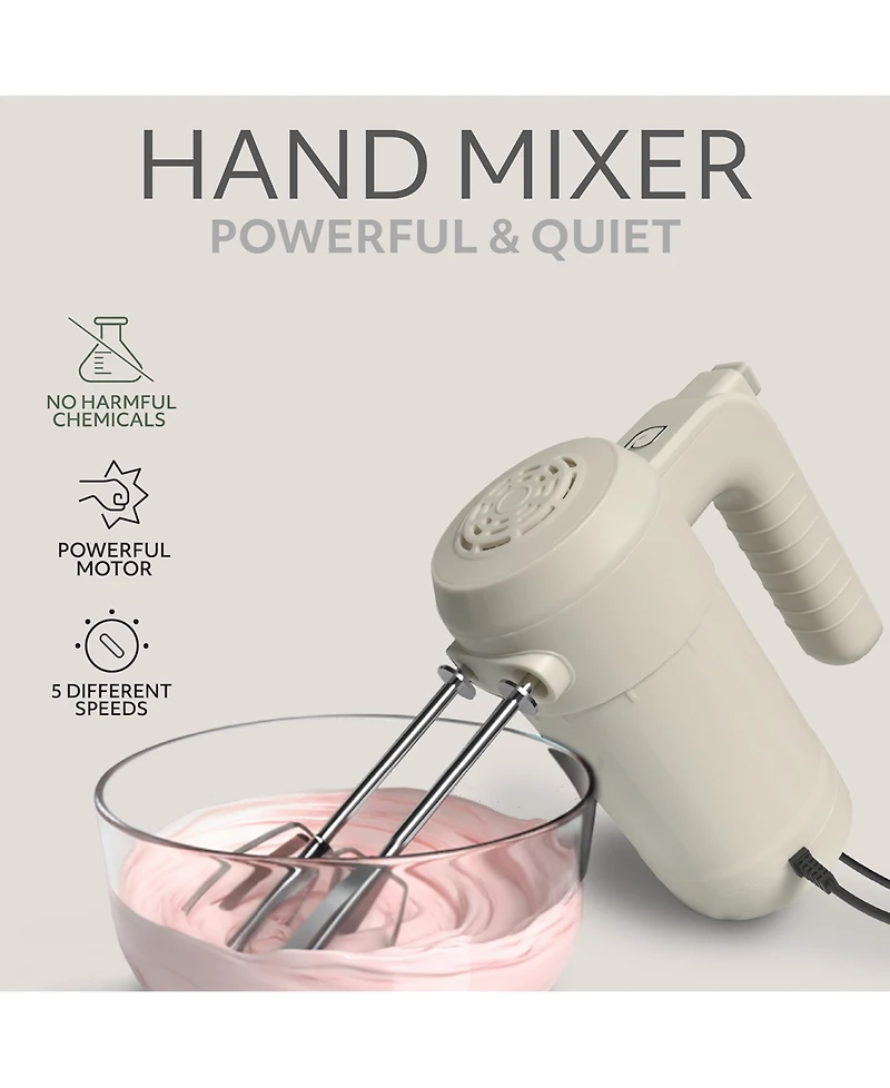 Willow Kitchen 5-Speed Control Hand Mixer