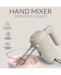 Willow Kitchen 5-Speed Control Hand Mixer