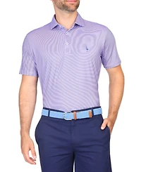 Tailorbyrd Men's Printed Performance Short Sleeve Polo