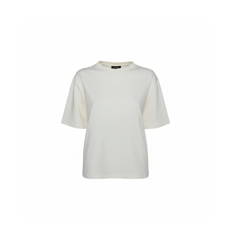 Pre-Owned Balenciaga Off White Cotton Knit Oversized T-Shirt Dress