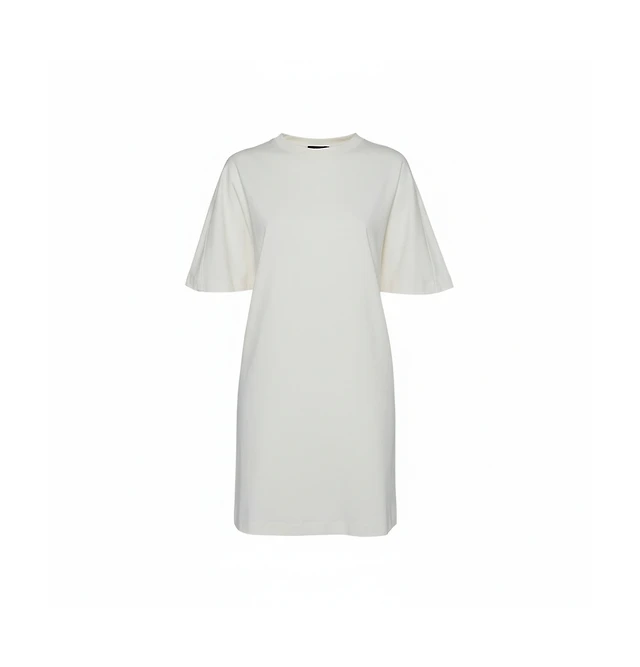 Pre-Owned Balenciaga Off White Cotton Knit Oversized T-Shirt Dress | Connecticut Post Mall Pre-Owned Balenciaga Off White Cotton Knit Oversized T-Shirt Dress | Connecticut Post Mall