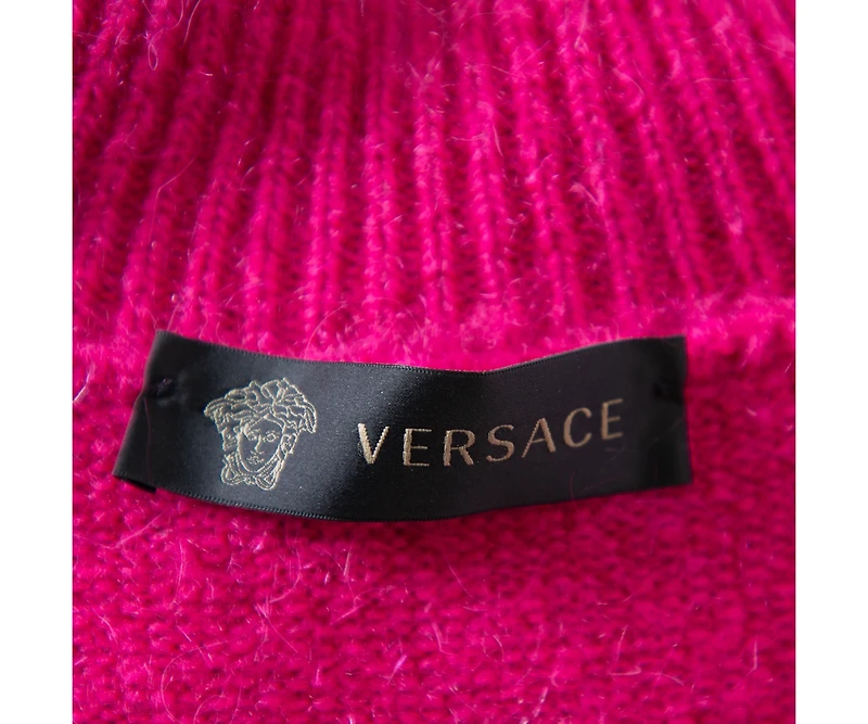 Pre-Owned Versace Women's Mohair High Neck Sleeveless Tank Top