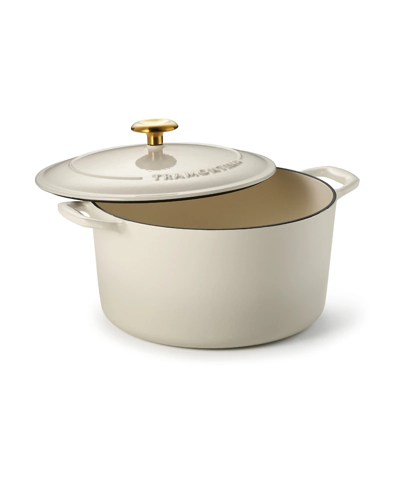 Tramontina Cast Iron 6.5-Quart Round Dutch Oven Pot with Lid