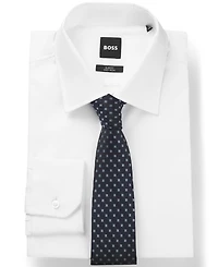 Boss by Hugo Boss Men's Silk-Blend Jacquard Pattern Tie
