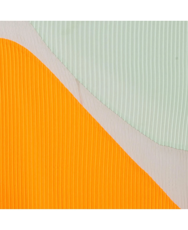 Pre-Owned Stella Mccartney Women's Plisse Paneled Midi Dress