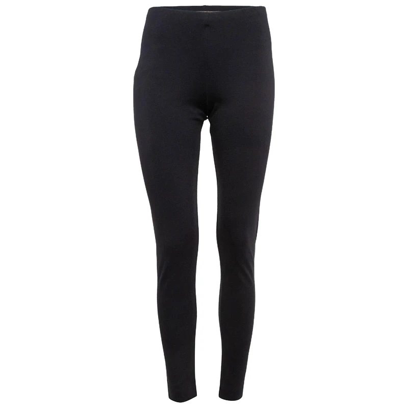 Pre-Owned Roberto Cavalli Women's Navy Blue Stretch Knit Leggings