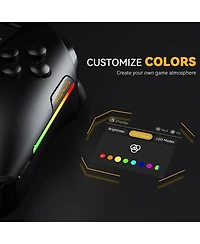 Manba One Wireless Gaming Controller with Interactive Screen for Switch, Switch 2, Pc, Android and iOS Charging Dock