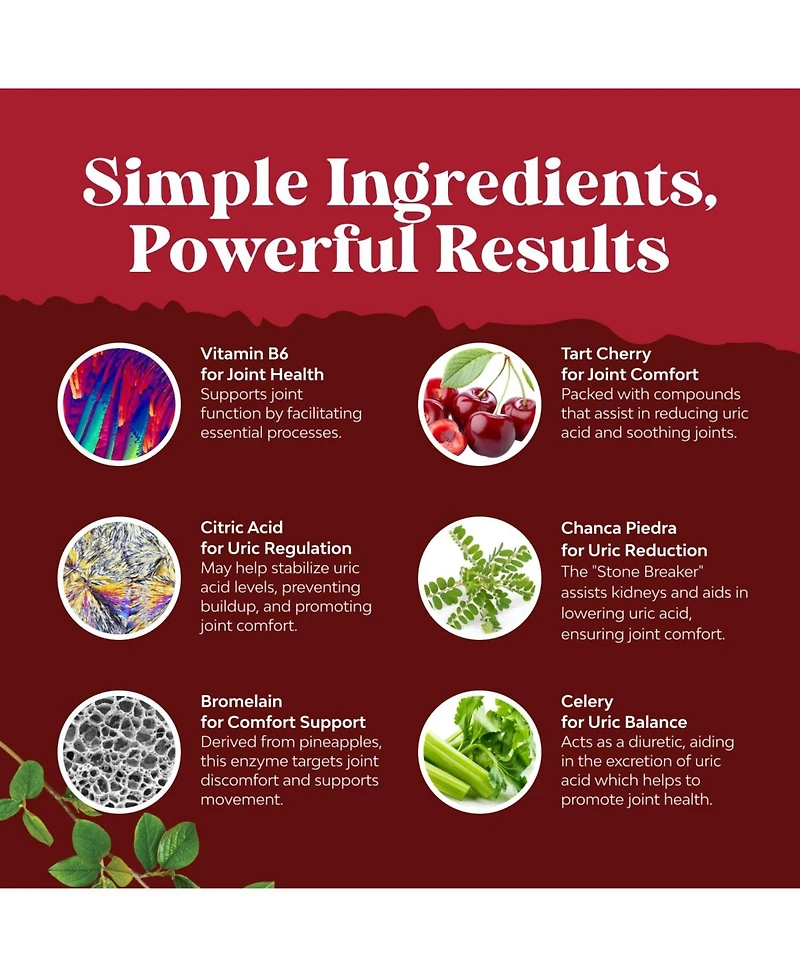 Nature's Craft Uric Acid Supplement, Nature's Craft, 60ct