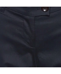 Pre-Owned Moschino Women's Cheap And Chic Black Cotton Tailored Trousers