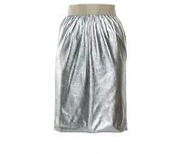 Pre-Owned Dolce and Gabbana Women's Faux Leather Pencil Skirt