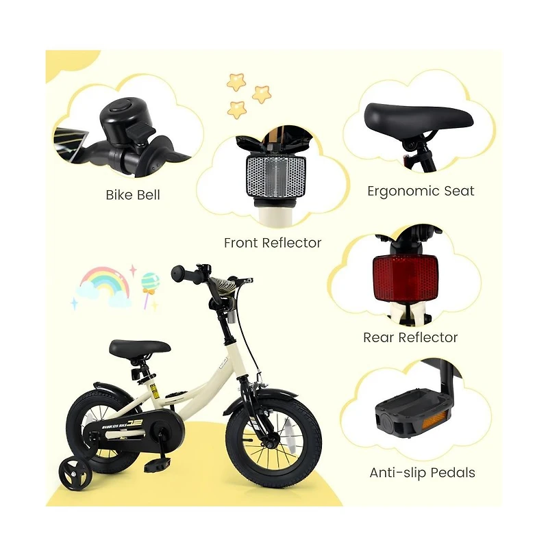 Hongge Inch Kids Sport Bike with Training Wheels