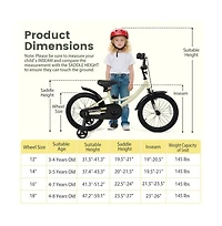 Hongge Inch Kids Sport Bike with Training Wheels