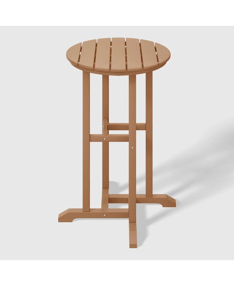 WestinTrends Outdoor Patio Counter Height Bar Stools Bistro Table Set