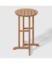 WestinTrends Outdoor Patio Counter Height Bar Stools Bistro Table Set