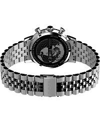 Timex Men's Chronograph Silver-Tone Stainless Steel Watch, 40mm