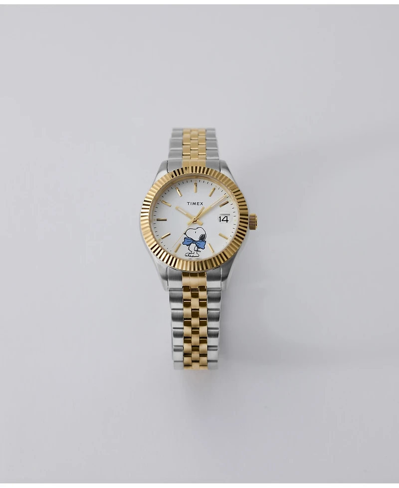 Timex Women's Quartz Analog Two-Tone Stainless Steel Watch, 34mm