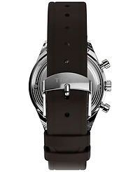 Timex Men's Chronograph Brown Leather Watch, 40mm