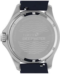 Timex Unisex Quartz Analog Blue Hnbr Rubber Watch