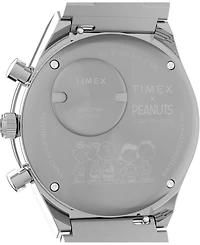 Timex Men's Quartz Analog Silver-Tone Stainless Steel Watch, 40mm
