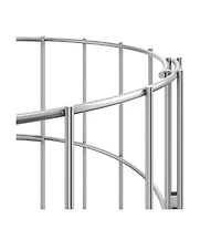 Circular Gabion Raised Beds 3 pcs Galvanized Steel 11.8"x39.4"