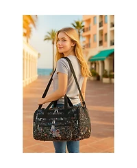 World Traveler Floral 16-Inch Gym Bag Duffle