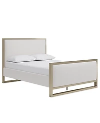 Furniture 52" Emila Upholstered Queen Bed