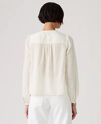 Levi's Juniors' Cleo Long-Sleeve Blouse
