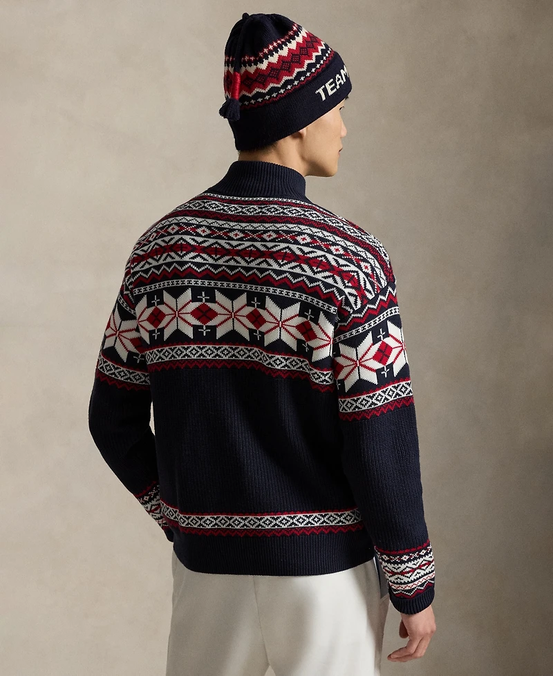 Polo Ralph Lauren Men's Winter Quarter-Zip Sweater