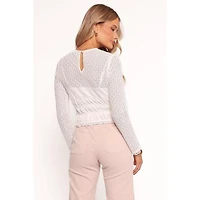 Petal and Pup Women's Riven Shirred Top