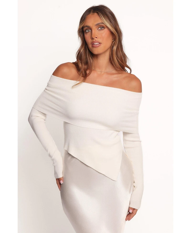 Petal and Pup Women's Mavis Off Shoulder Knit Top