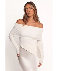 Petal and Pup Women's Mavis Off Shoulder Knit Top